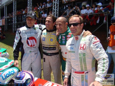 Burti, Giaffone, Kanaan e Barrichello